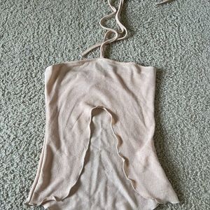 princess polly peach tank top great condition only worn once size 0